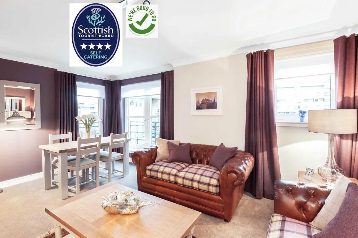 Image of The Botanist Apartment Edinburgh Old Town 2 Bedroom Lift Parking